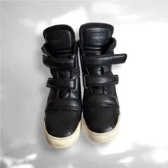 y2k balmain ベルクロ レザー ハイカット スニーカーのサムネイル
