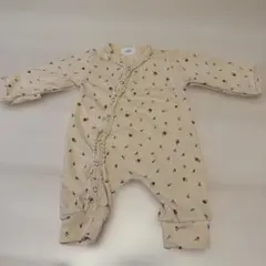 ululu ベビー ロンパース 小花柄