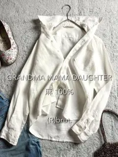 【GRANDMA MAMA DAUGHTER】リネン100% レギュラーシャツのサムネイル