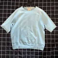 【REMI RELIEF】レミレリーフ 半袖スウェット サックスブルー