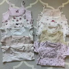 肌着　ロンパース　ベビー肌着　西松屋　80 70