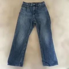 【美品】UNIQLO ストレートハイライズジーンズ ユニクロ ストレート　26