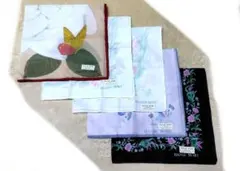 HANAE MORI ハンカチ 5枚セット　レトロ　約42cm四方