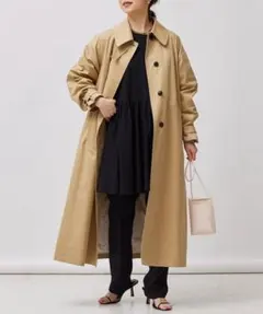 SALE中★フクちゃん様専用☆バビロンのツイルステンカラーコートのサムネイル