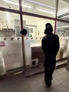 00s archive 黒 デニムジャケット y2k opium