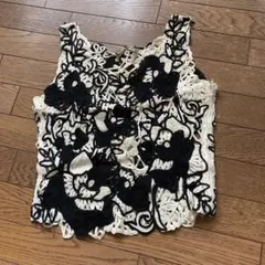 花柄ノースリーブトップスのサムネイル