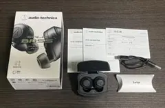 美品 オーディオテクニカSOLID BASS ATH-CKS50TW ブラック