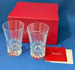 Baccarat クリスタル ロックグラス ペア 2客セット 箱付き 2022年