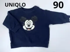 UNIQLO ミッキーマウス ネイビー トレーナー