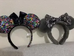 ミッキー・ミニーマウス カチューシャセット