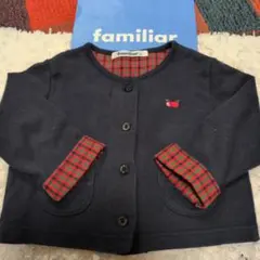 familiar カーディガン　ボレロ　90