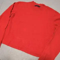 美品!!papotage パポタージュ!!オレンジ カシミヤ100%ニット