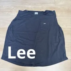 Lee レディース　ノースリーブTシャツ Ｖネック　ダークグレーM