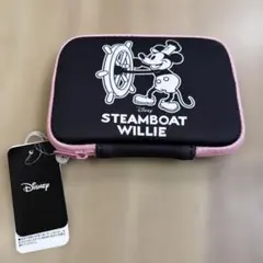 ディズニー　ミッキーマウス　ガジェットポーチ　蒸気船ウィリー