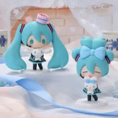 【プライズ】初音ミク×シナモロールミニフィギュア 2種セット