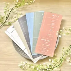 メニュー表　ドリンク表　1枚100円〜　結婚式　ウェディング