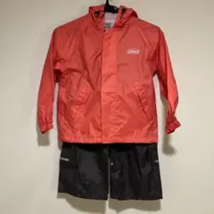 Coleman レインスーツ 上下セット キッズ120cm ピンクのサムネイル