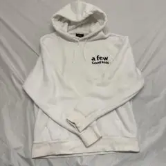 a few Good kids ホワイト パーカー