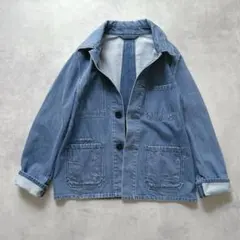 45R デニムジャケット　カバーオール　 再び　サイズ1 デニム 2025年最新】45R Gジャン・デニムジャケット・カバーオールの人気