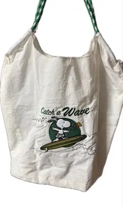 スヌーピー サーフィン エコバッグ