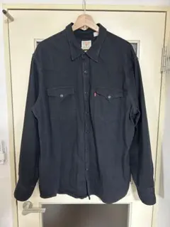 Levi's 長袖 ウエスタン デニムシャツ ブラックXL