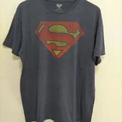 SUPERMAN Tシャツ XL グレー USA古着 DCコミックスのサムネイル