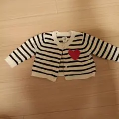 baby GAP ストライプカーディガン 3-6ヶ月