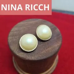 NINA RICCH ニナリッチ イヤリング vintage フェイクパール