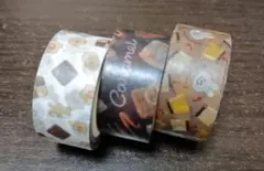ワールドクラフトお菓子柄マスキングテープ3巻のサムネイル