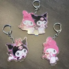 マイメロディ × クロミ アクリルキーホルダー セット　宇佐美　非売品　限定品