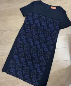 【極美品】SunaUna スーナウーナ　ワンピース　刺繍　40
