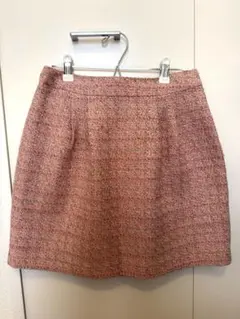 ツイードミニスカート　ピンクのサムネイル