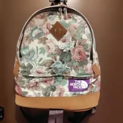 【廃盤】ノースフェイス　パープルレーベル　花柄　リュック