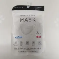【ユニクロ】エアリズムマスク 小さめMサイズ ブラック3枚入り 新品未開封
