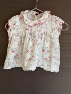 プチバトー　セットアップ　トップス　カーディガン　ブルマパンツ　18m/81cm