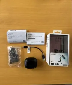 SONY ワイヤレスステレオヘッドセット ブラック　ジャンク品