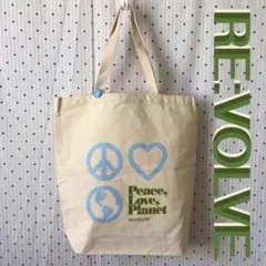 ＲＥ：ＶＯＬＶＥリボルブUS限定PEACEラブプラネット toteトートバッグのサムネイル