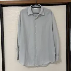 ライトグレー 長袖シャツ Sサイズ