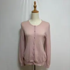 LIMITED EDITION カシミヤクルーネックニットカーディガン（M）のサムネイル