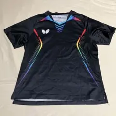 卓球用 ブラック Tシャツ