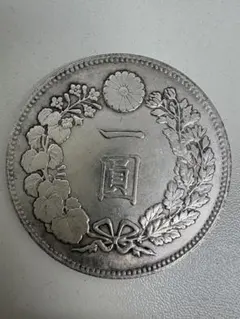 日本古銭 新一圓銀貨 明治二十五年 近代貨幣 アンティークコレクション 遺品整理 大日本古銭 新一圓銀貨 明治二十二年 近代貨幣 アンティーク 遺品整理