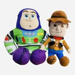 ディズニー トイストーリー ウッディ バズ ギガジャンボ ぬいぐるみ セット