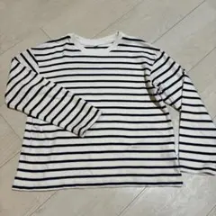 UNIQLO 長袖　ボーダーカットソー 130