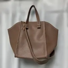 OPAQUE.CLIP ブラウン トートバッグ