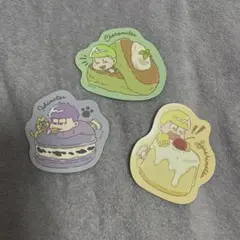 おそ松さん 100均コラボ マグネット3種