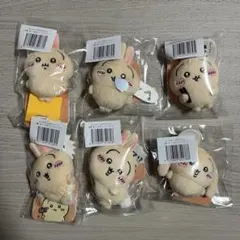 ちいかわ　うさぎだらけくじ　E賞　ぬいぐるみバッジ　　全種セット