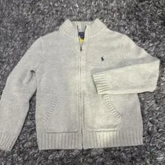 ⚫︎Polo Ralph Lauren グレー ジップニット 8サイズ⚫︎