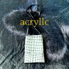 acrylic アクリリック　モバイルポシェット　スマホショルダー　レザー