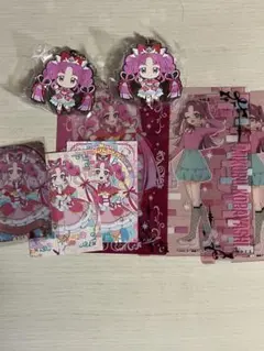 名探偵プリキュア まとめ　古林みくる　キュアミスティック　キーホルダー　カード