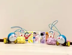 「映画入場限定」走るドラえもん4個セット　シール付き‼︎